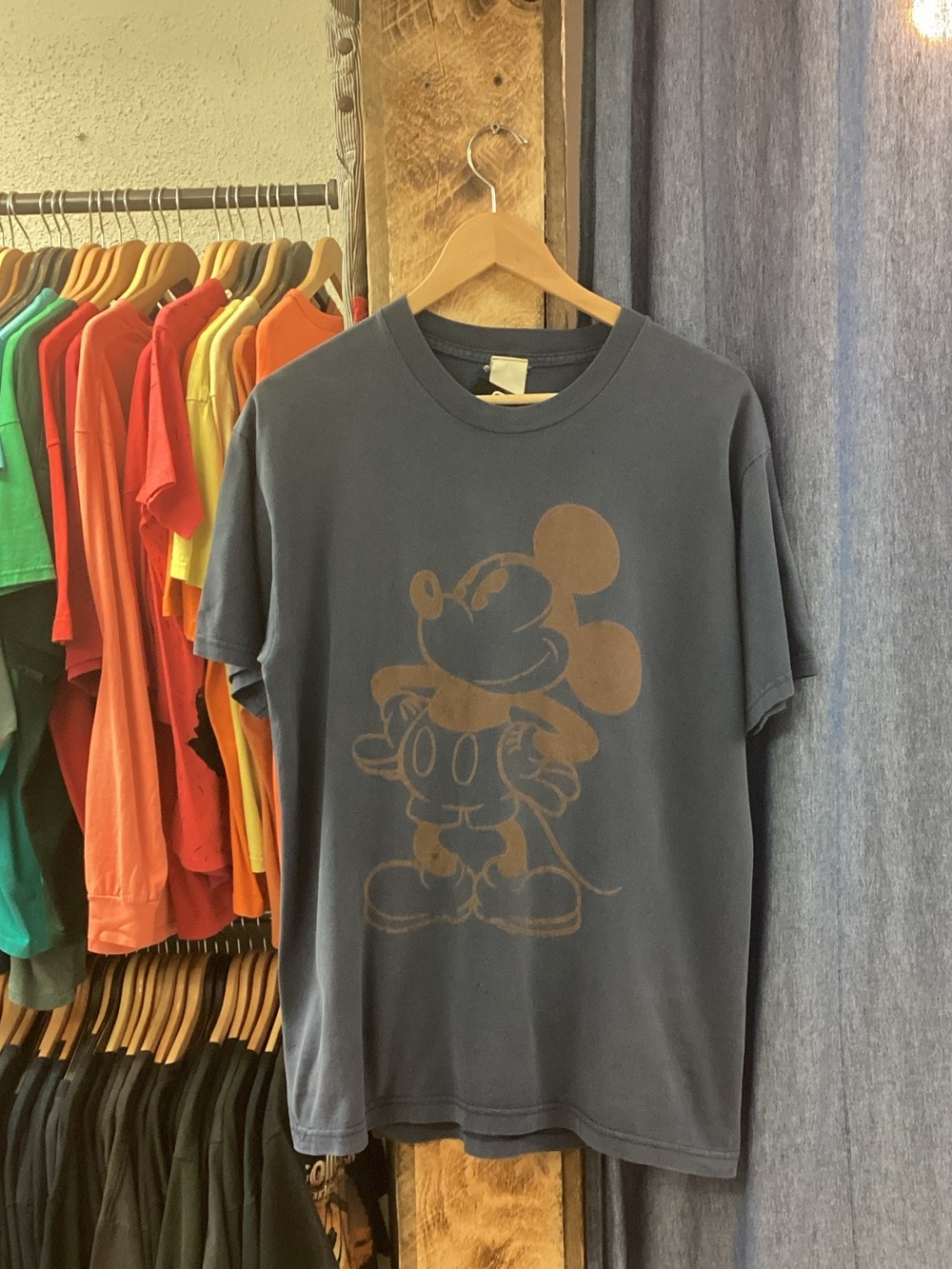 Vintage Mickey Mouse Navy Blue T-Shirt